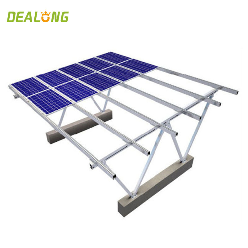 هيكل سقف مرآب للطاقة الشمسية المسطح
