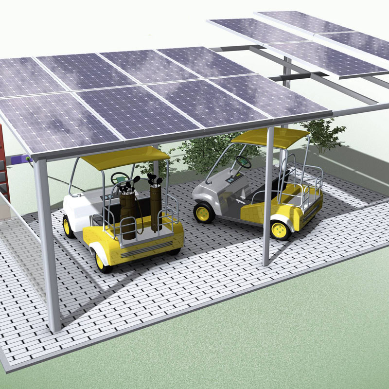 هياكل المرآب الكهروضوئية المخصصة للطاقة الشمسية
