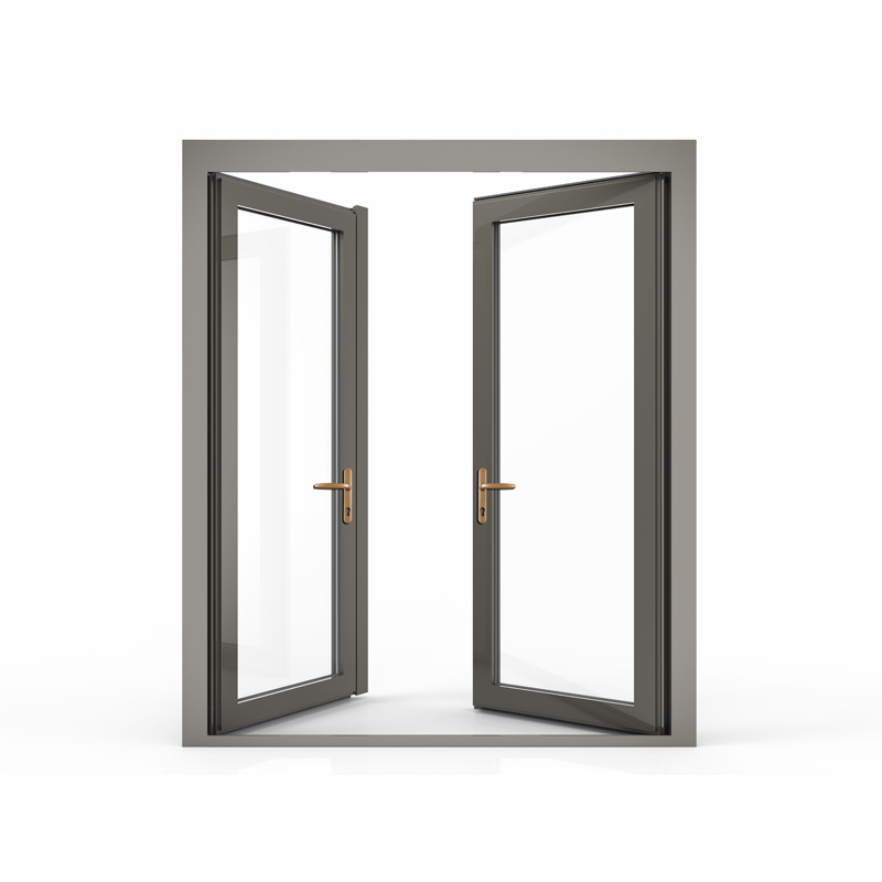 الباب المفصلي ذو الزجاج المزدوج عالي الجودة من الألومنيوم / الألومنيوم

