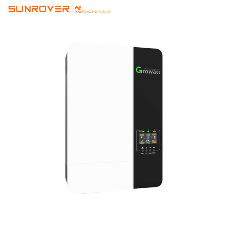 Sunrover Growatt SPF3500ES SPF5000ES 24V 48V خارج الشبكة العاكس للطاقة الشمسية مع وظيفة موازية
