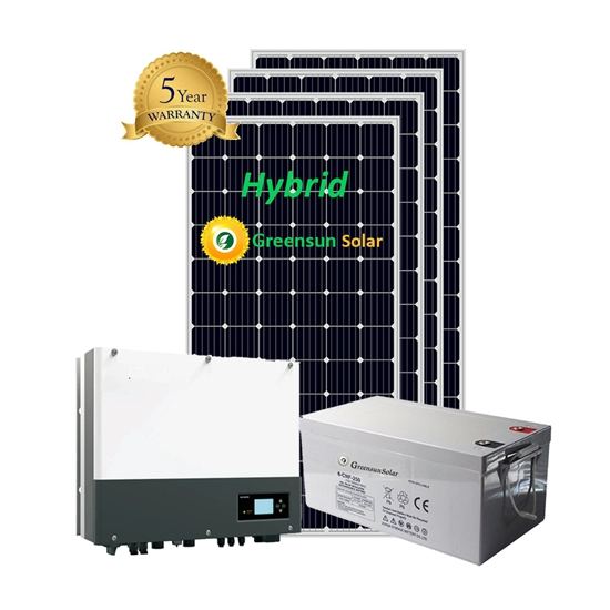 أنظمة تخزين الطاقة الشمسية الهجينة 3kw 4kw 5kw 6kw لنظام المنزل الشمسي
