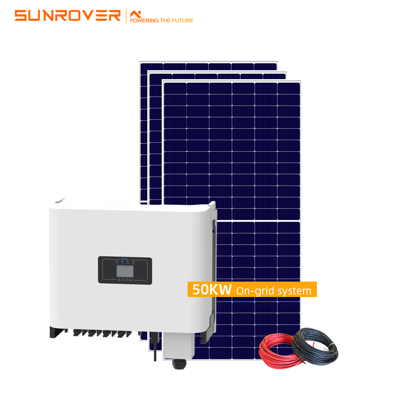 سهل التركيب 50KW على نظام الطاقة الشمسية على الشبكة
