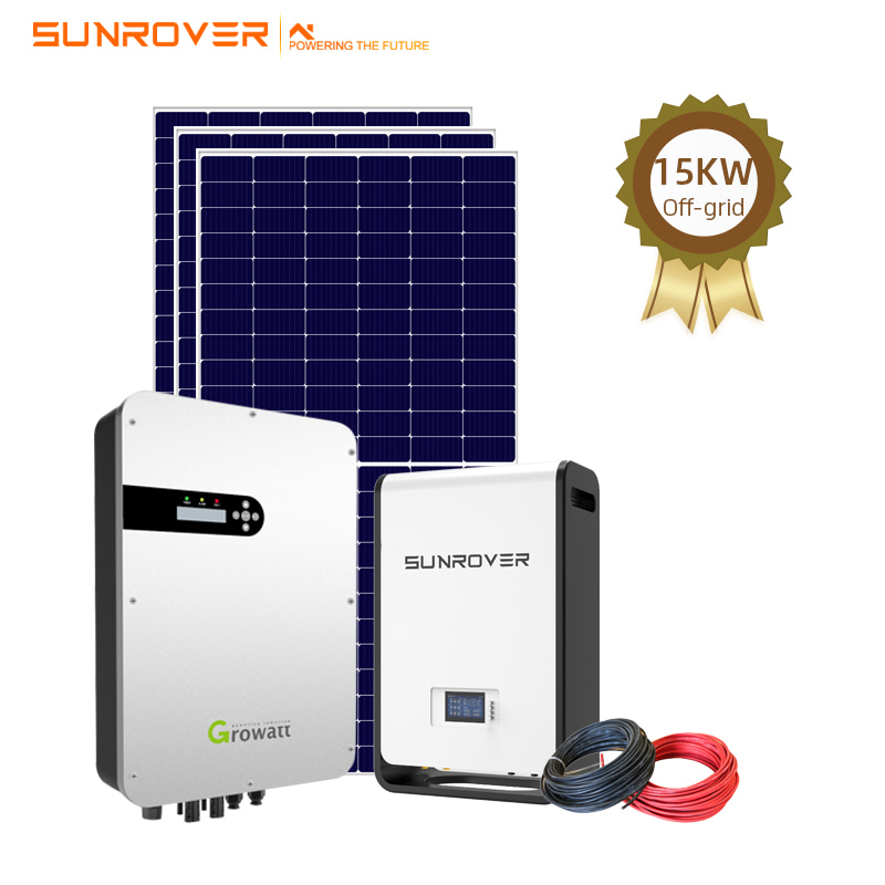 نظام الطاقة الشمسية خارج الشبكة بكفاءة عالية 15KW

