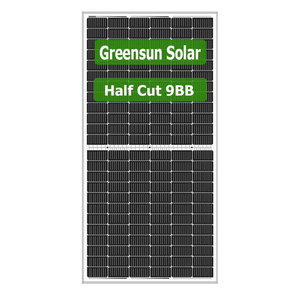 9BB نصف قطع الألواح الشمسية 420 واط 430 واط 440 واط 450 واط وحدات شمسية 144 خلية أحادي البلورية
