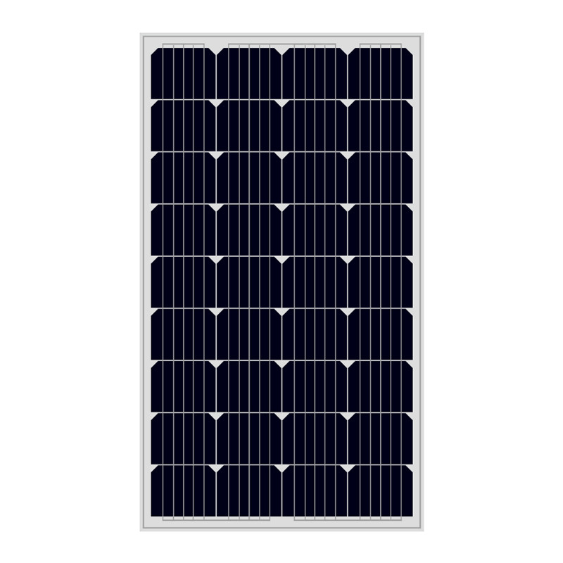 لوحة شمسية أحادية 36 خلية 12 فولت 100 واط 110 واط 120 واط لمجموعة الطاقة الشمسية
