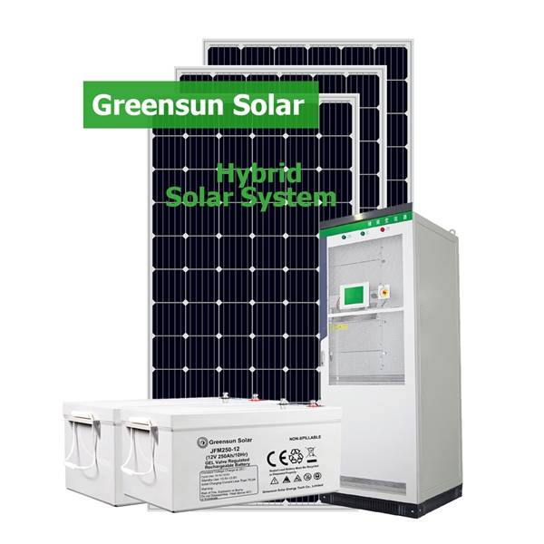نظام الطاقة الشمسية الهجين 30KW 50KW 100KW تخزين الطاقة الشمسية محطة أنظمة الطاقة
