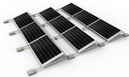 نظام تركيب الطاقة الشمسية الأرضية