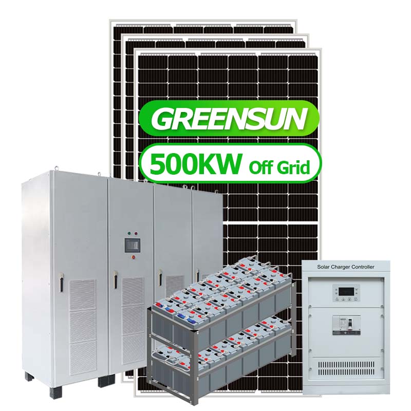 نظام الطاقة الشمسية خارج الشبكة 500 KW مشروع الطاقة الشمسية 200KW 300KW 500KW نظام الطاقة الشمسية التجارية
