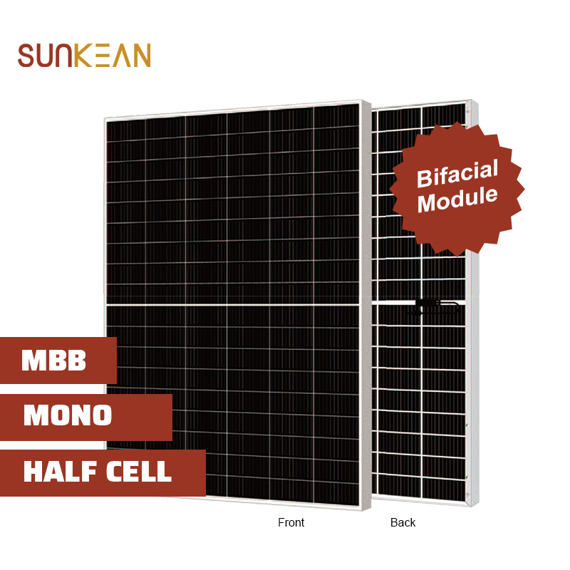 210 مللي متر حجم الخلية 545 واط Bifacial الوحدة 108 خلايا أحادية الألواح الشمسية
