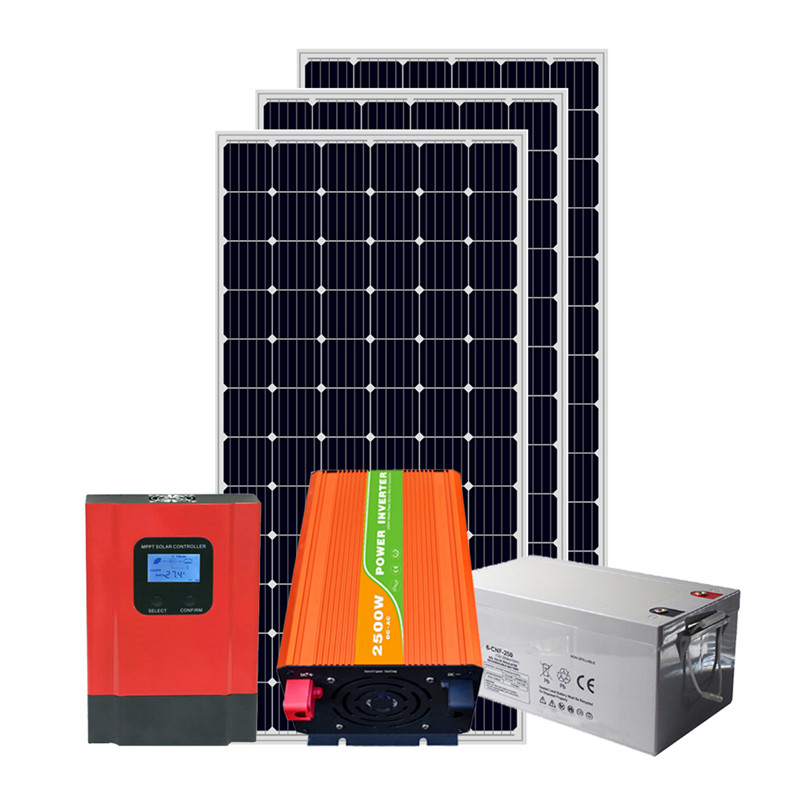 1KW 2KW 3KW 4KW 5KW خارج نظام الطاقة الشمسية الكهروضوئية للشبكة للاستهلاك المنزلي
