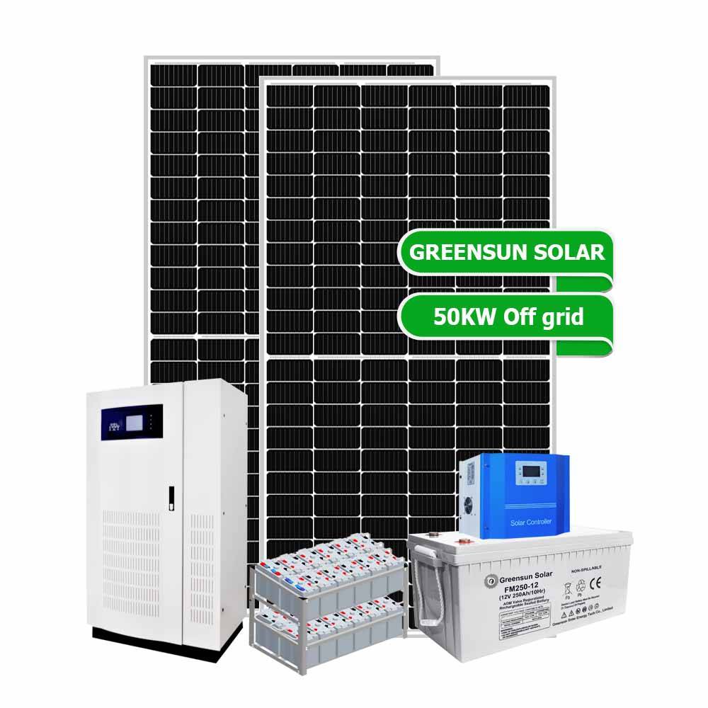 نظام الطاقة الشمسية خارج الشبكة 40KW 50KW 60KW 70KW 80KW تخزين طاقة البطارية أنظمة الطاقة الشمسية مع بطارية ليثيوم
