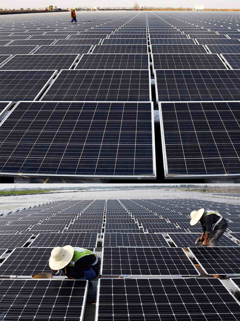 ألواح سقف الطاقة الشمسية