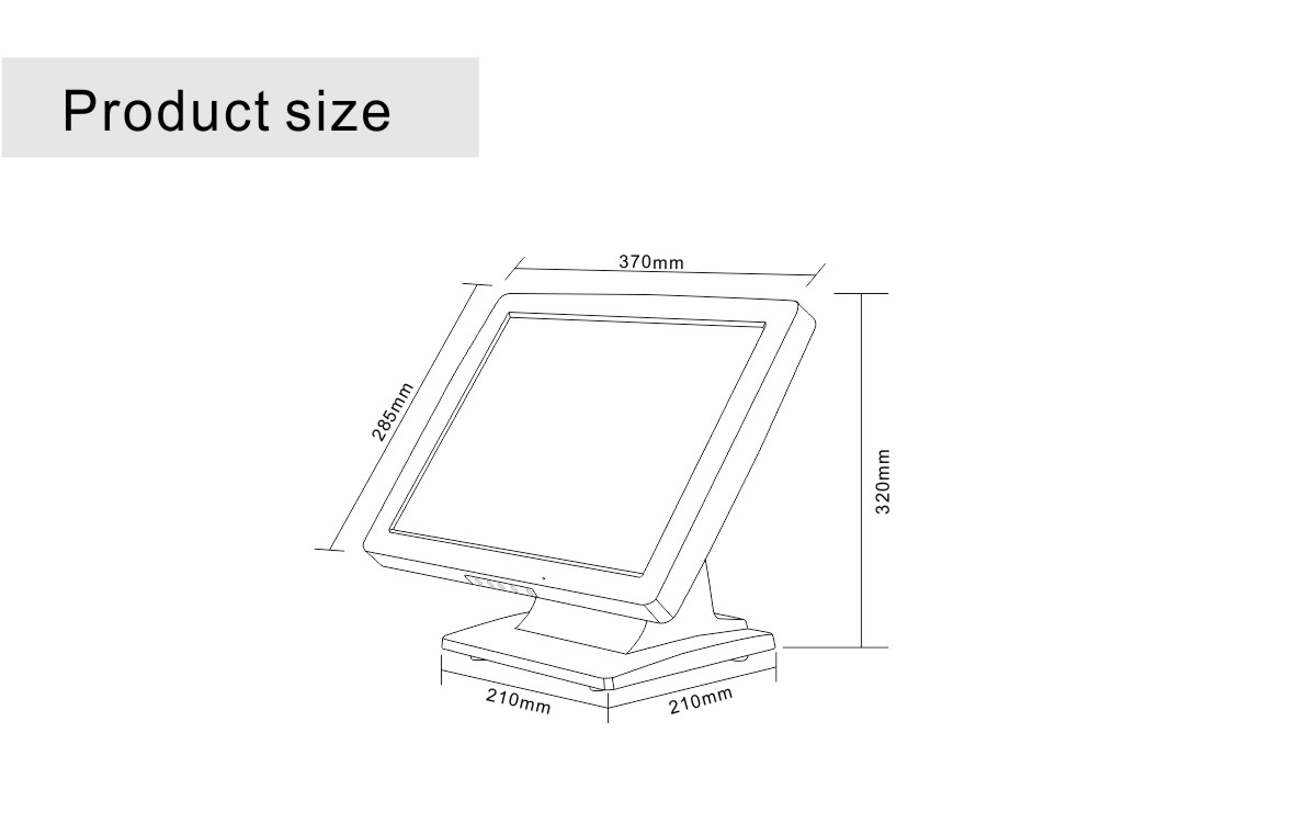 لمس LCD لنقاط البيع