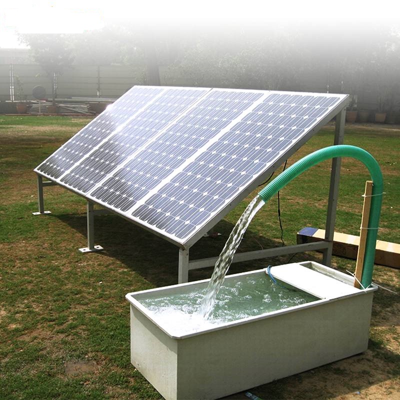 مضخة مياه تعمل بالطاقة الشمسية غاطسة بئر عميق للمنزل