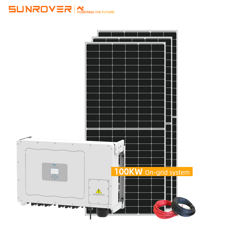 نظام طاقة شمسية عالي الجودة 100KW على الشبكة
