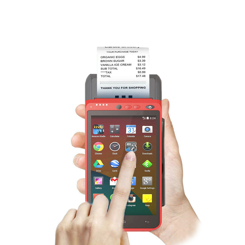 آلة الدفع الذكية المحمولة باليد Paytm Card Android Pos الدفع الطرفية
