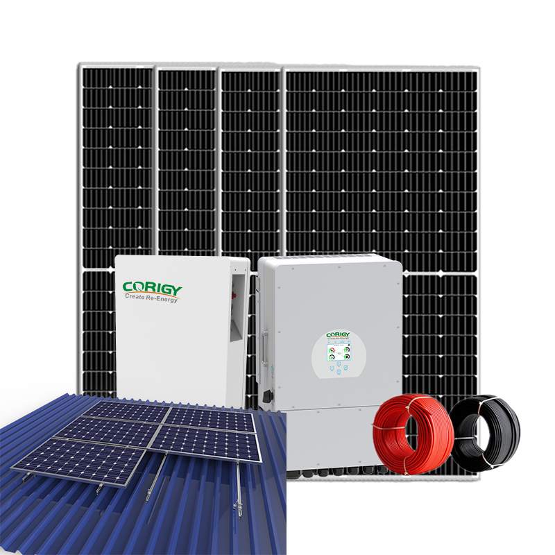 نظام تخزين الطاقة الهجين ثلاثي الأطوار Corigy 12KW
