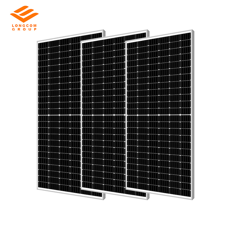 نصف قطع أحادي البلورية G1 خلايا 435 واط عالية الكفاءة الخلايا الشمسية الكهروضوئية لوحة شمسية أحادية البلورية لنظام الطاقة الشمسية المنزلية
