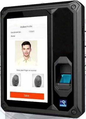 AADHAAR STQC معتمد 7 بوصة 3G Android Biometric Fingerprint Time Attendance Machine
