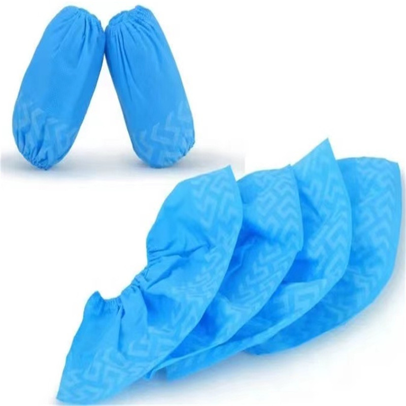 غطاء حذاء أوتوماتيكي يمكن التخلص منه غطاء حذاء مضاد للانزلاق غير منسوج
