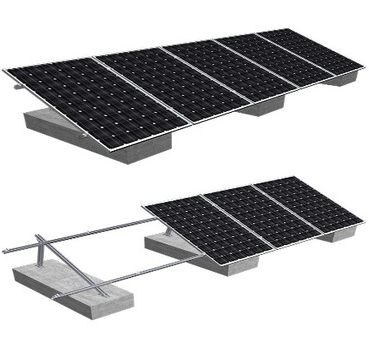 نظام تركيب الطاقة الشمسية على السطح بزاوية قابلة للتعديل III
