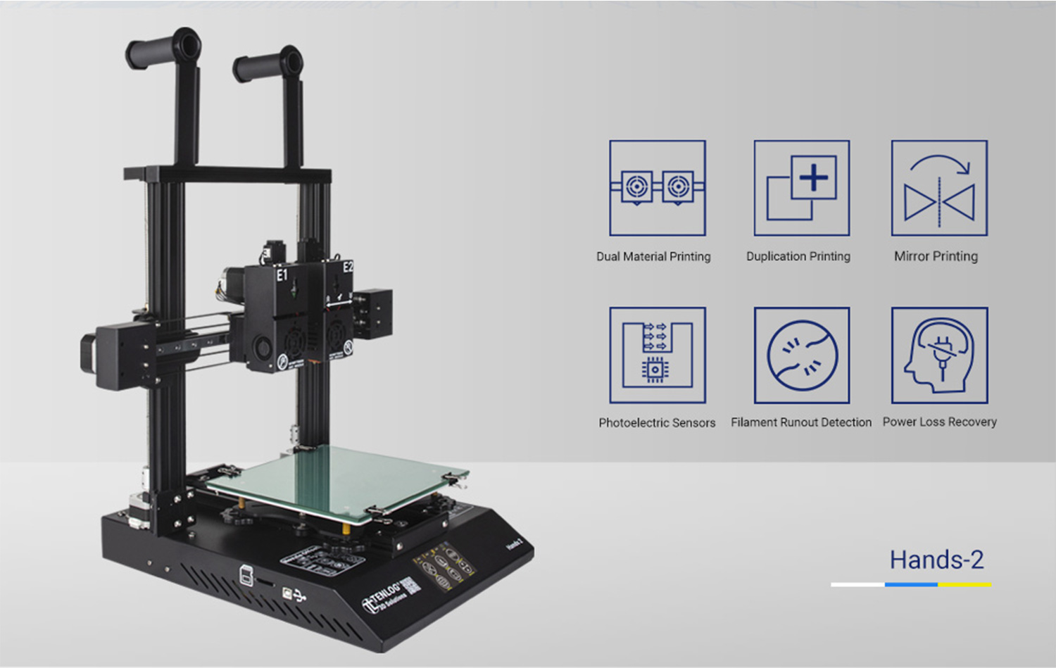 وظيفة TENLOG Hands 2 DMP 3D Printer