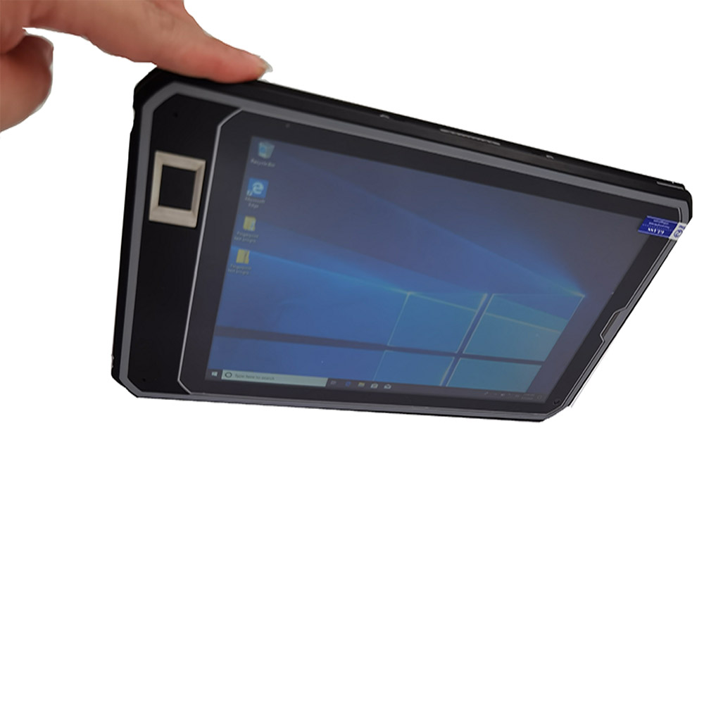 10 بوصة IP68 وعرة 4G Windows Intel Education Biometric Fingerprint Tablet PC
