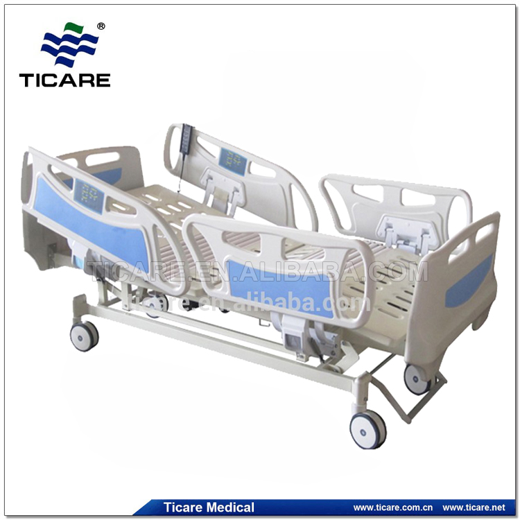 خمس وظائف من الفولاذ المقاوم للصدأ وحدة العناية المركزة الكهربائية سرير التمريض
