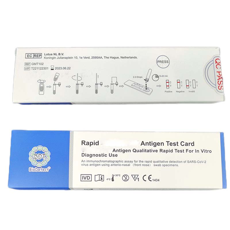 CE لـ 19 مصنع اختبار Antigen Home ومورد Antigen Rapid Test Kit
