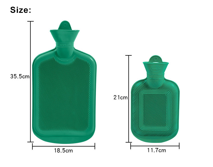 زجاجة ماء ساخن - أخضر

