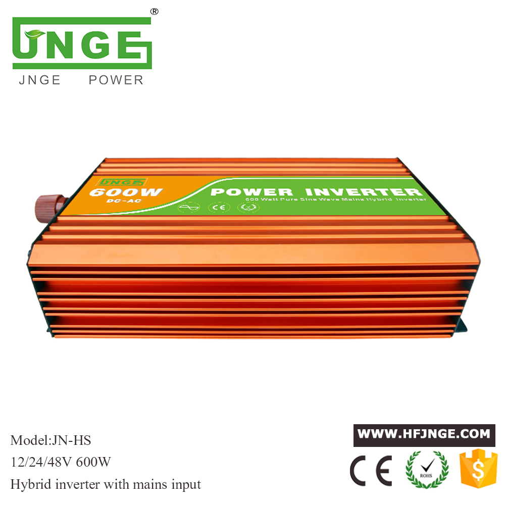 JN-HS 600W Pure Sine Wave Hybrid الطاقة العاكس
