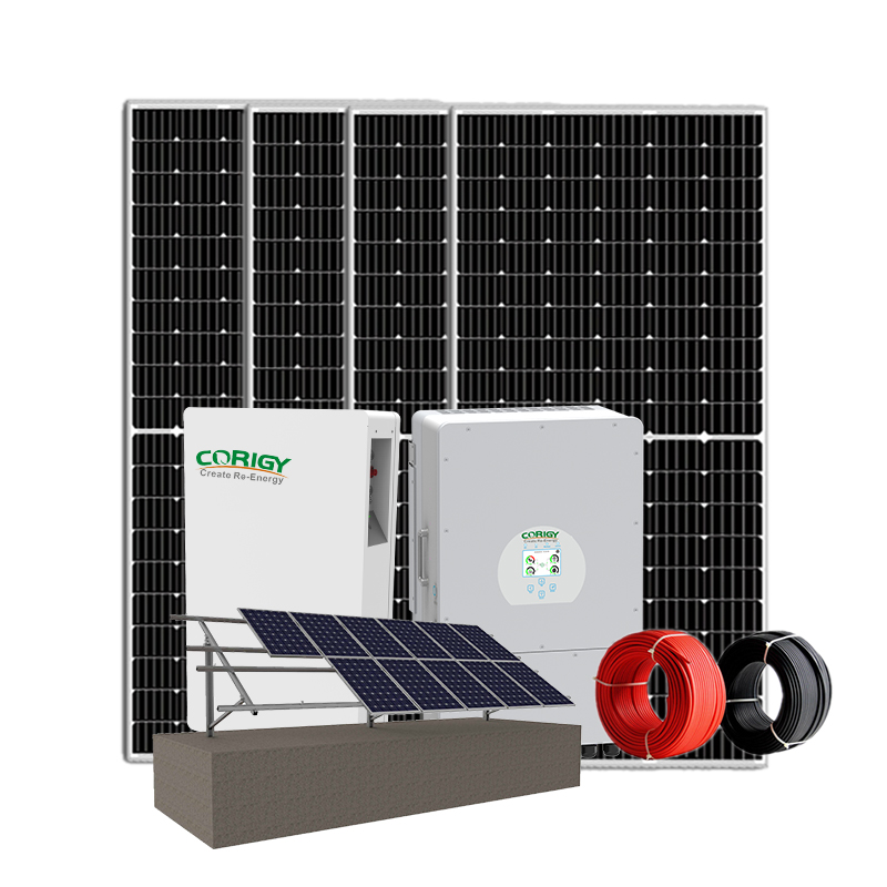 نظام تخزين الطاقة الهجين ثلاثي الأطوار Corigy 6KW

