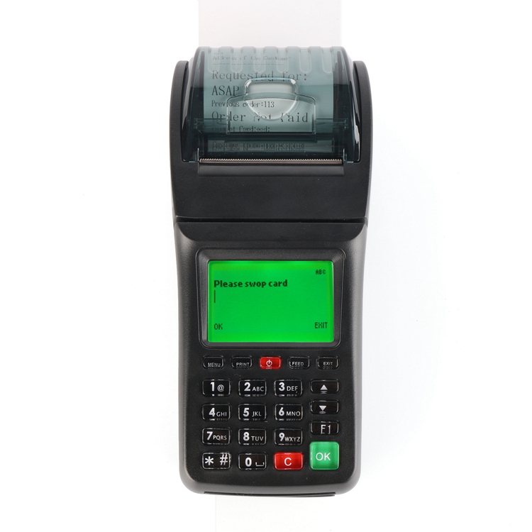Airtime Vending Machine GPRS POS Terminal مع قارئات البطاقة الممغنطة
