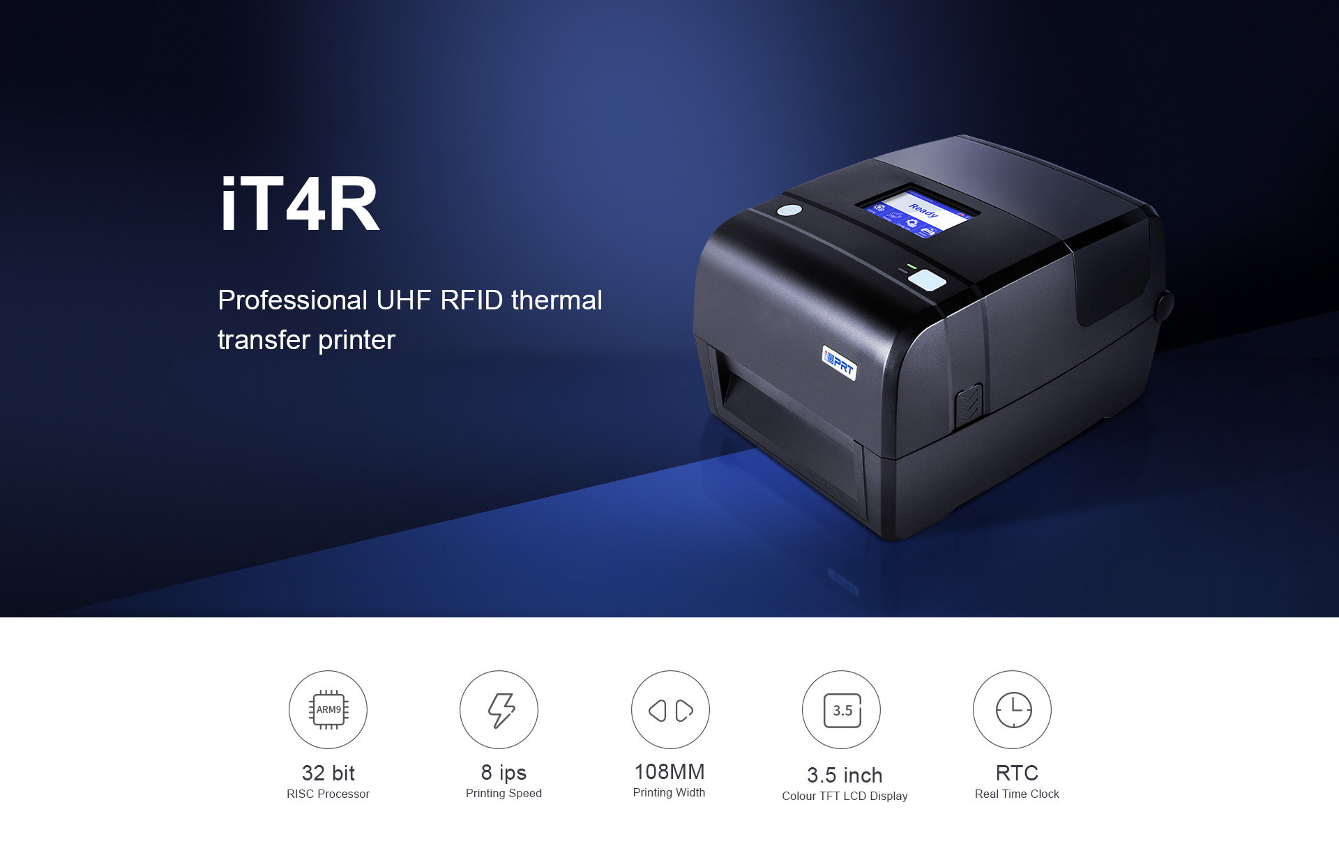 طابعة الباركود iT4R-RFID