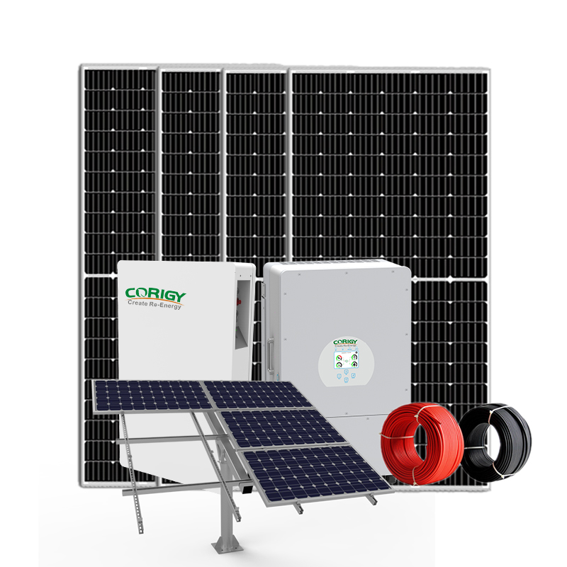نظام تخزين الطاقة الهجين ثلاثي الأطوار من Corigy 5KW
