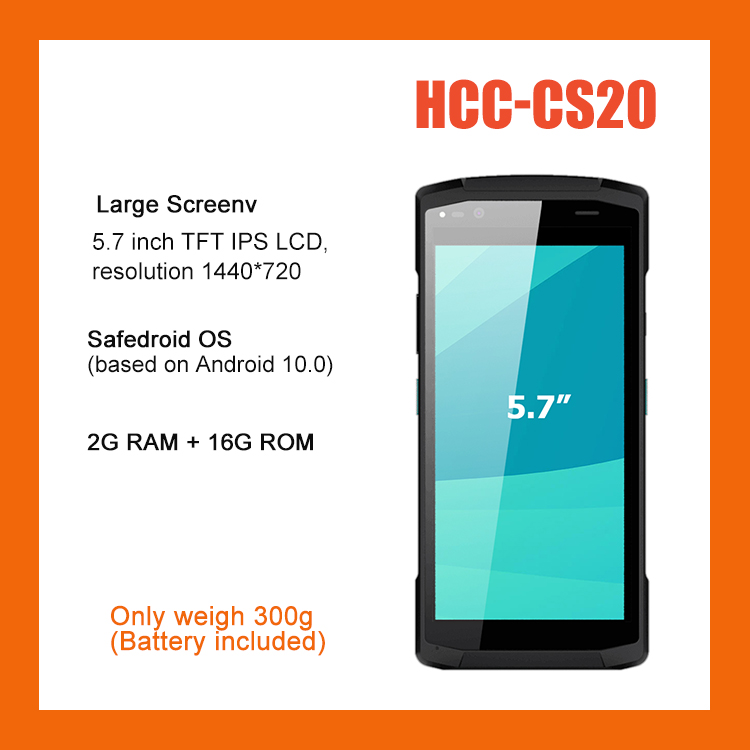 3 في 1 Card Payment Android 10.0 POS Hardware مع ماسح الباركود HCC-CS20
