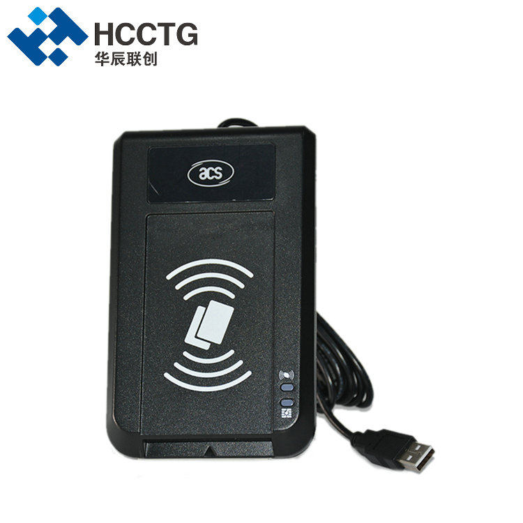 قارئ بطاقات ذكية متوافق مع الكمبيوتر الشخصي / SC بواجهة مزدوجة متوافق مع USB ACR1281U-K1
