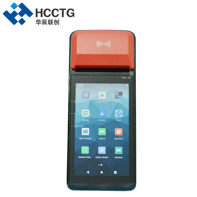 بطاقة Mifare NFC ISO14443 Android 11 Smart POS Terminal مع طابعة حرارية R330P
