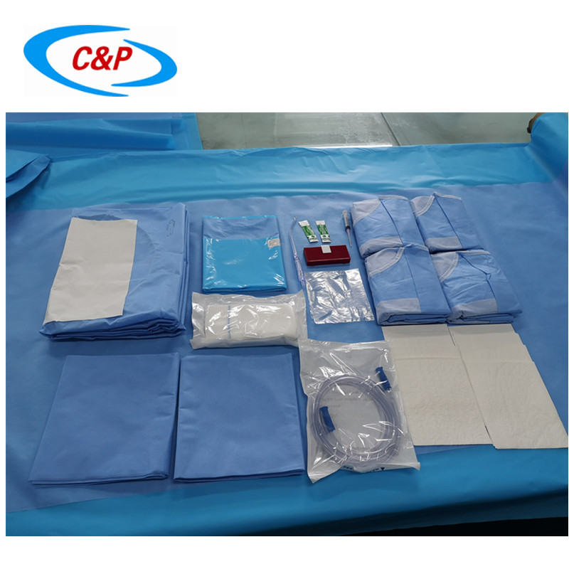 المستهلكات الطبية المستهلكة C-section Drape Pack
