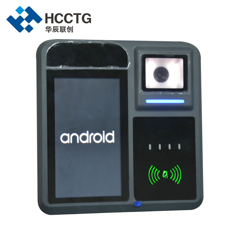 نظام Android Mifare NFC آلة التحقق من صحة التذاكر مسح الباركود ثنائي الأبعاد في وسائل النقل العام P18-Q
