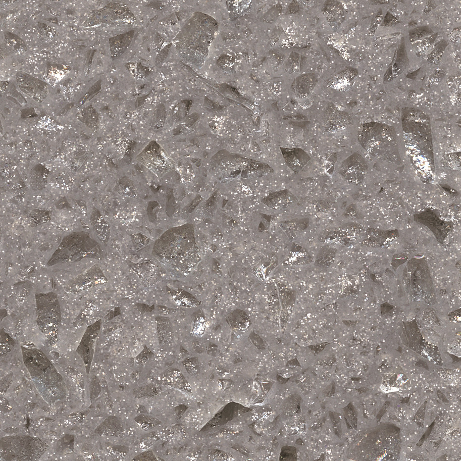 حجر الكوارتز الرمادي الاصطناعي RSC7001 للكونترتوب
