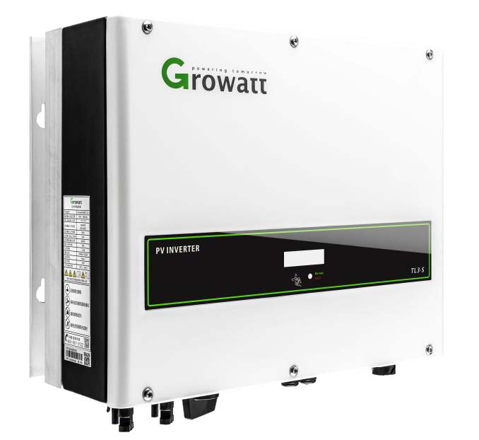 Growatt 8000TL3-S Growatt على الشبكة 8KW 3 المرحلة العاكس الشمسي
