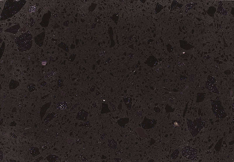 RSC7015 حجر الكوارتز الأسود المصقول الاصطناعي باريس
