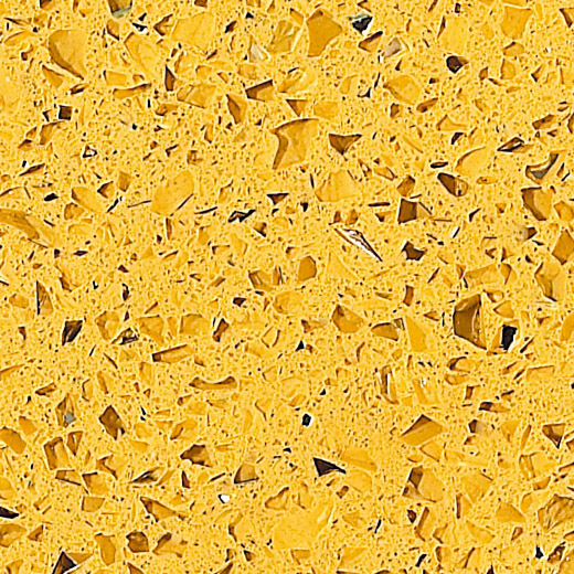 OP1802 كوارتز اصطناعي بلون أصفر ممتاز لخزانة المطبخ الأعلى

