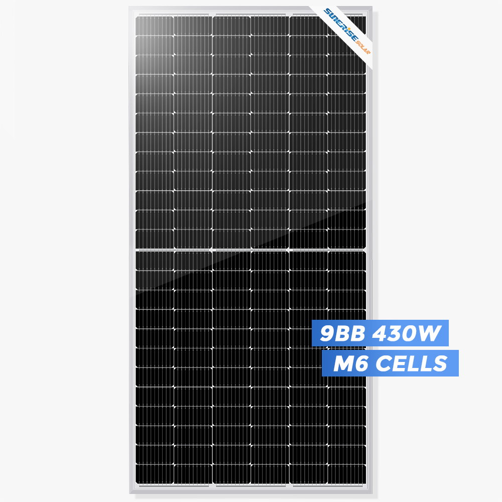 166mm نصف قطع 430 واط الألواح الشمسية مع أفضل الأسعار
