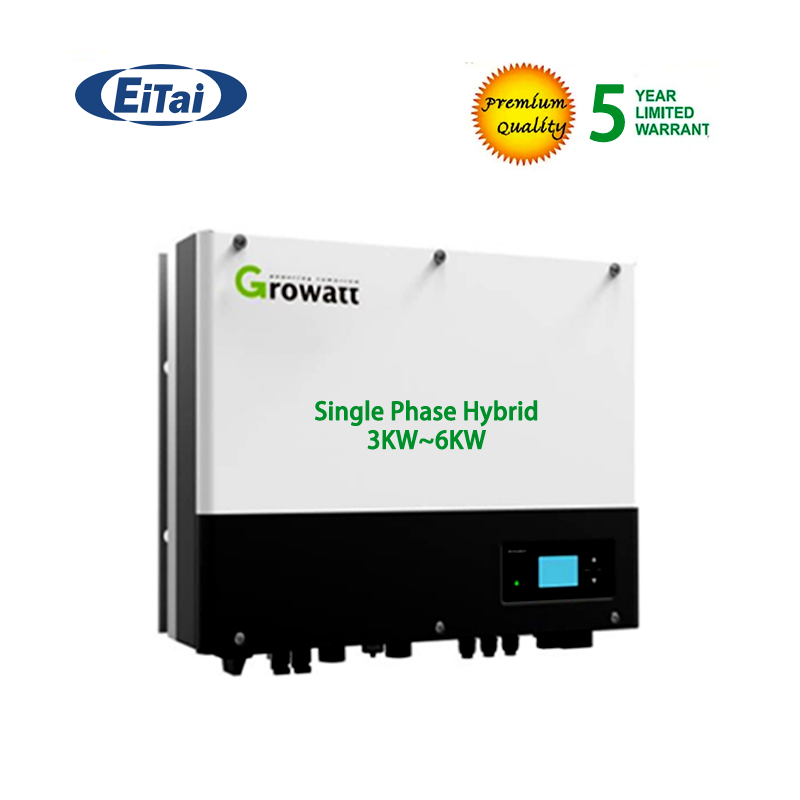 Growatt Hybrid Inverter Sph 3000-6000 Mppt مرحلة واحدة لنظام الألواح
