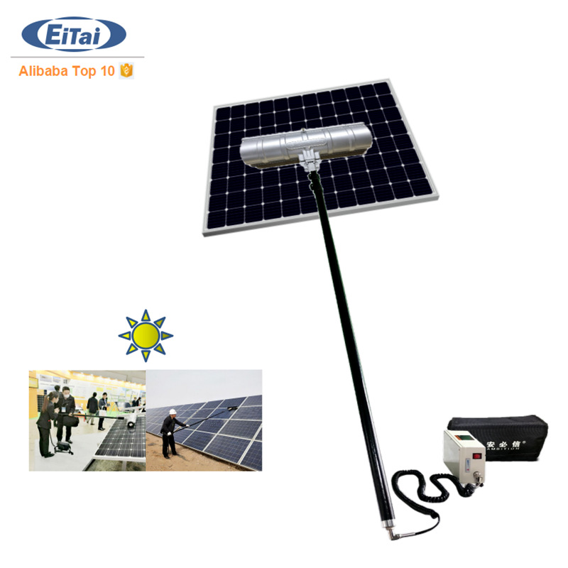 نظام تنظيف الألواح الشمسية EiTai مع سعر مضخة مياه لتنظيف الألواح الشمسية للبطارية
