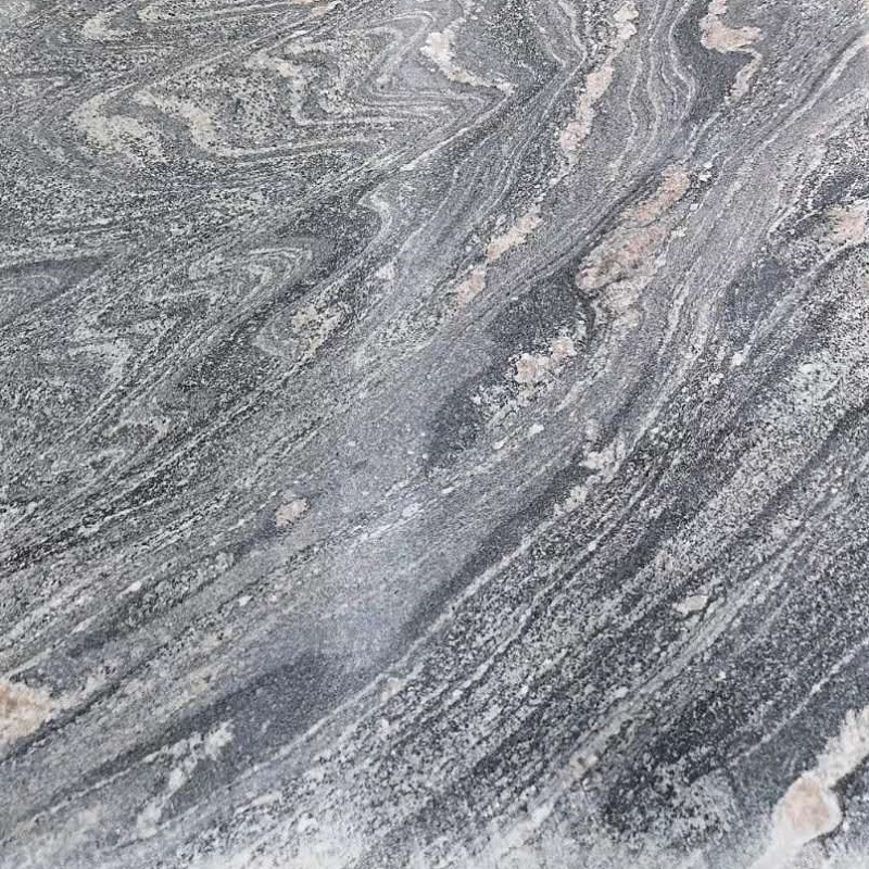 الصين Juparana Sand Wave Gray Granite Floor Tiles
