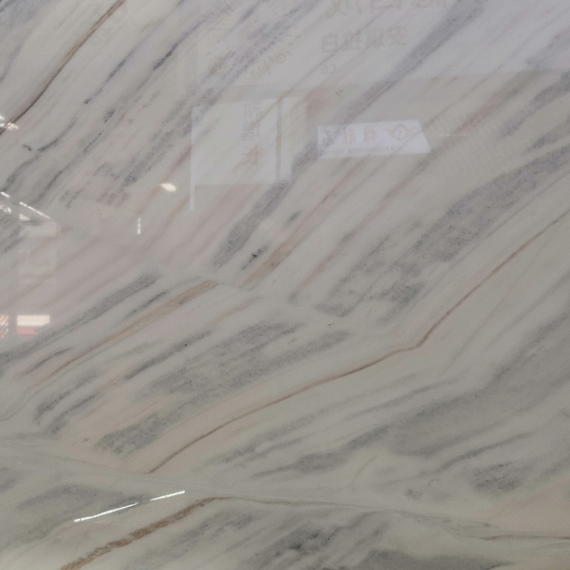 لوح الرخام الأبيض المصقول بيانكو لاسا
