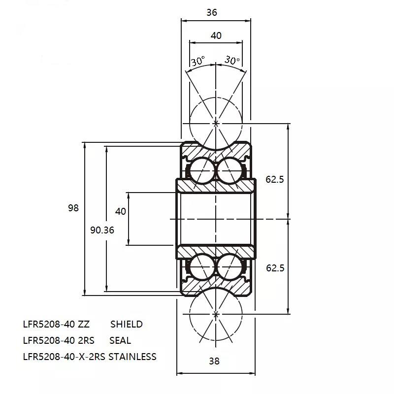 حجم LFR5208-40 ZZ